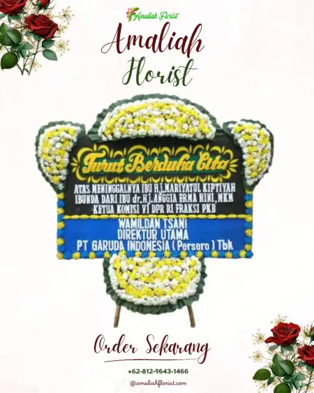 Papan Bunga Duka Pandan Surat