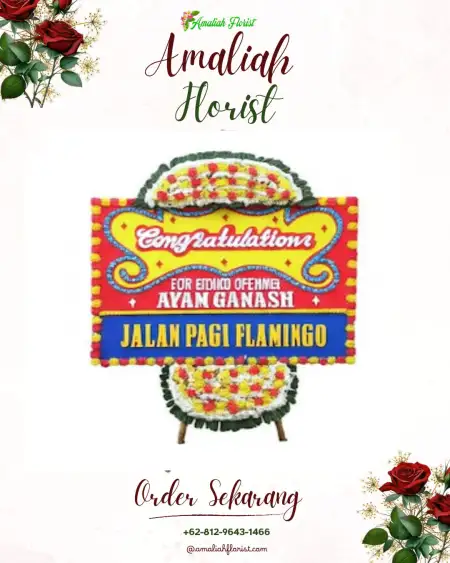 Sewa Papan Bunga Pandan Surat